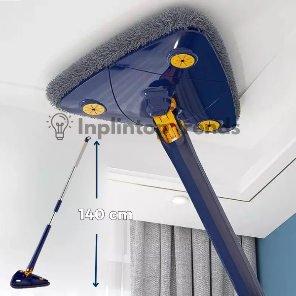 Mide 140cm de largo. Puedes limpiar techos y ventanas