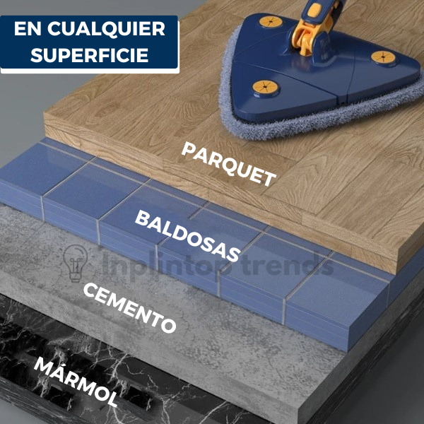 Para todas las superficies parquet, baldosas, cemento, marmol