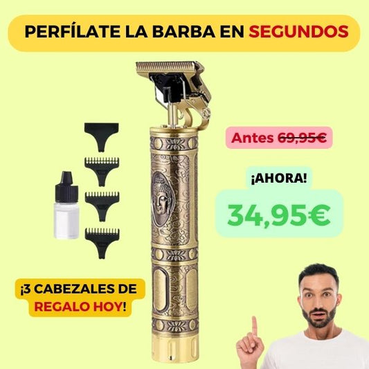 BarberPro +3 cabezales y aceite de REGALO