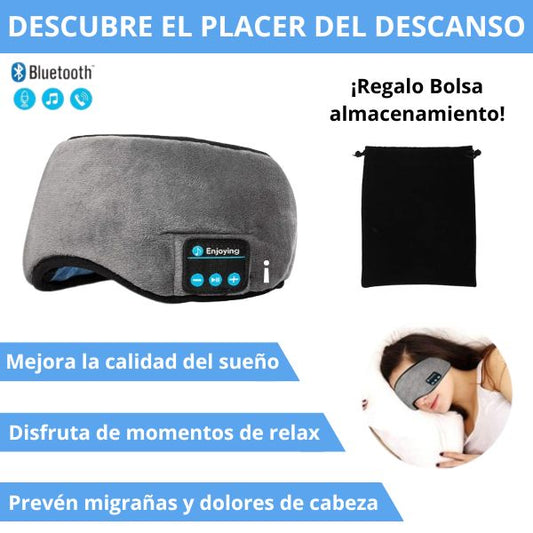 Antifaz Bluetooth para dormir + Bolsita ¡Gratis!