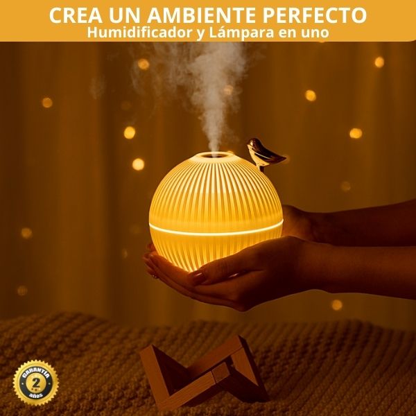Humidificador lámpara + Ebook Aromaterapia ¡GRATIS!